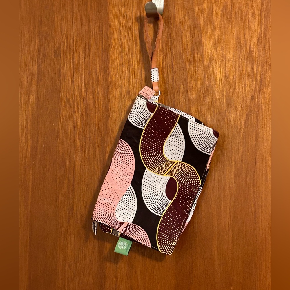 NWT Timbali Crafts Handmade Multicolor Waterproof Clutch or Wristlet